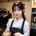 カフェ店員 2枚目