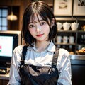 カフェ店員 6枚目