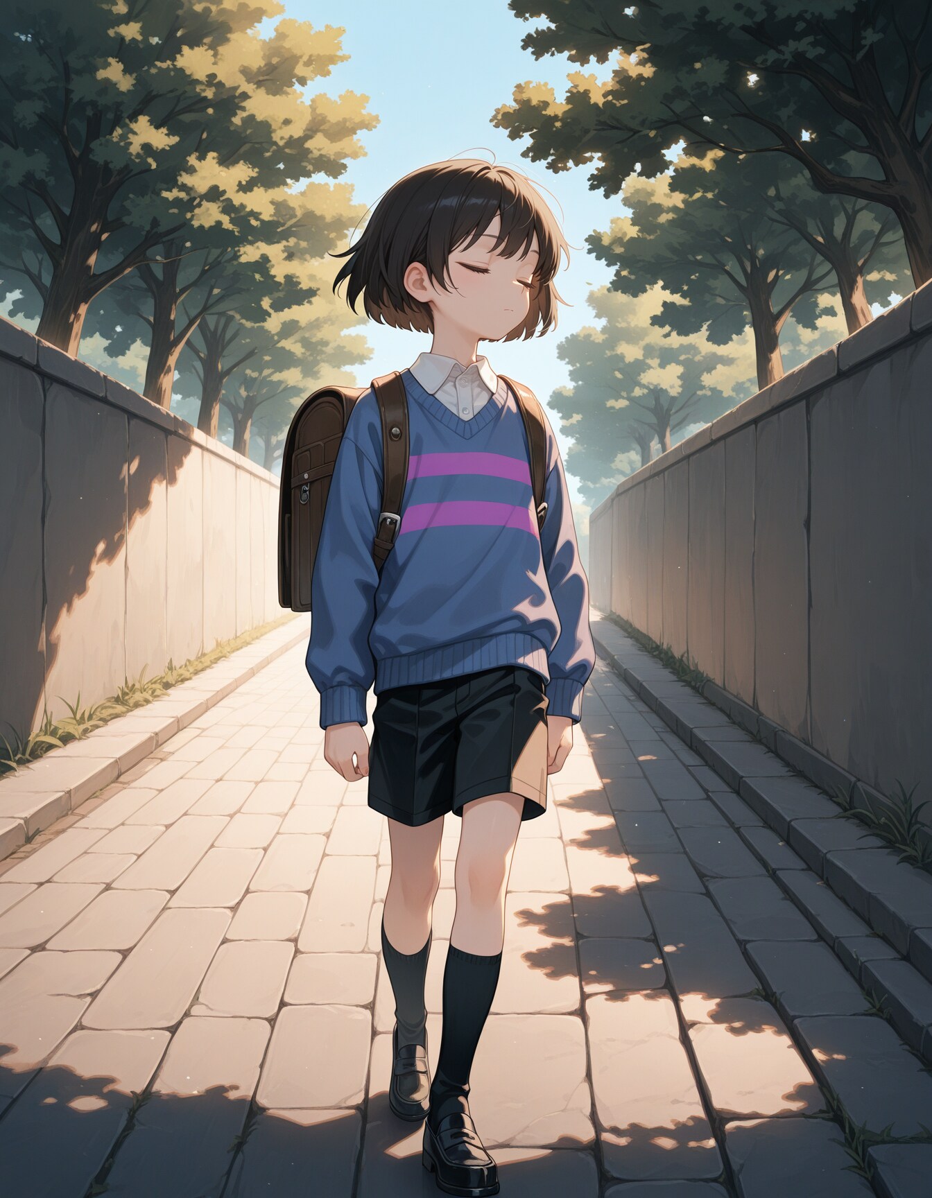 ランドセル背負ってるフリスク