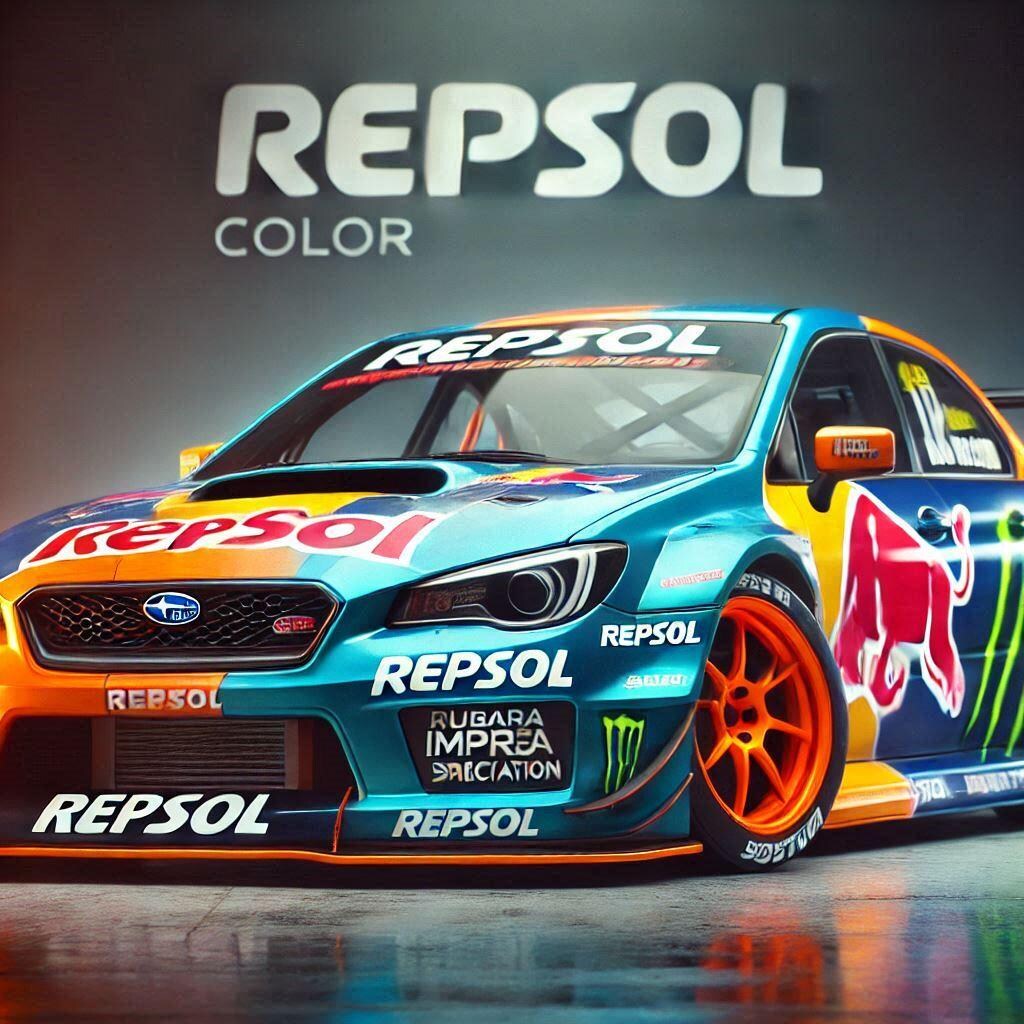 レプソルカラーWRXS4のドリ車