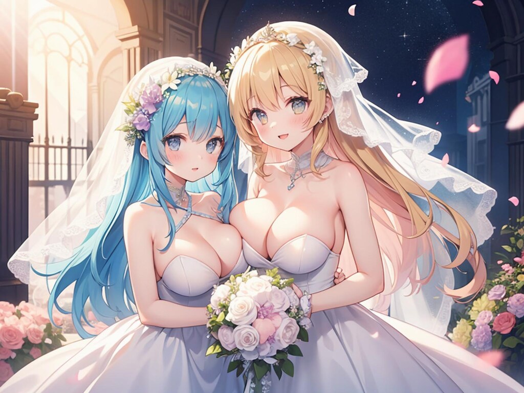 百合と結婚式