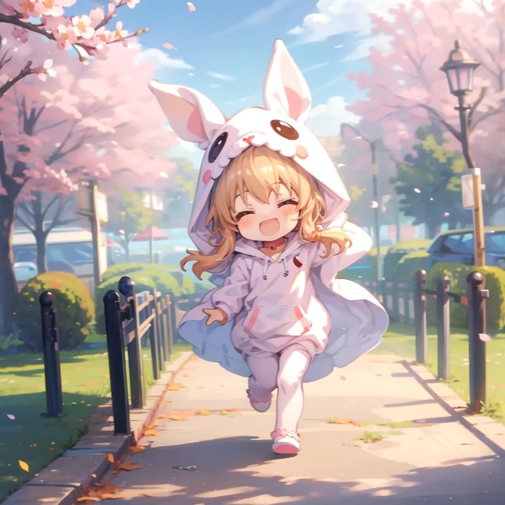 わーいお花見ー！