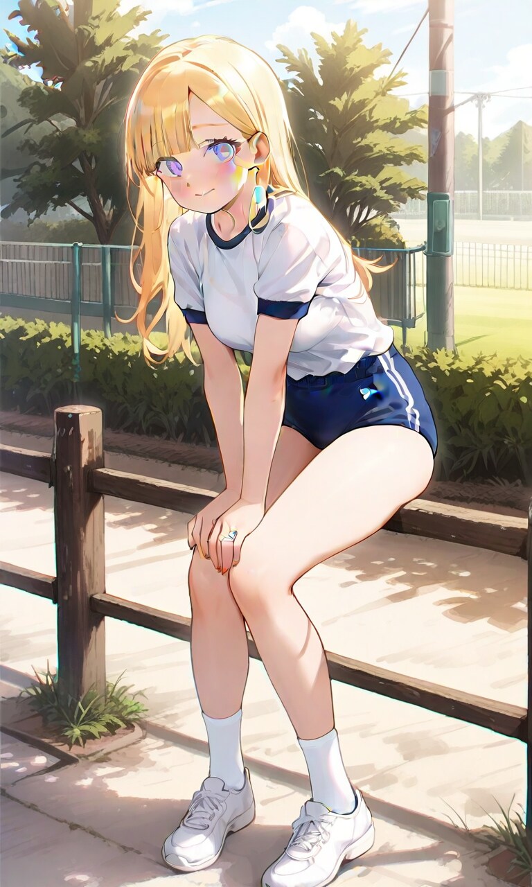 ブルマ姿のユウグレさん