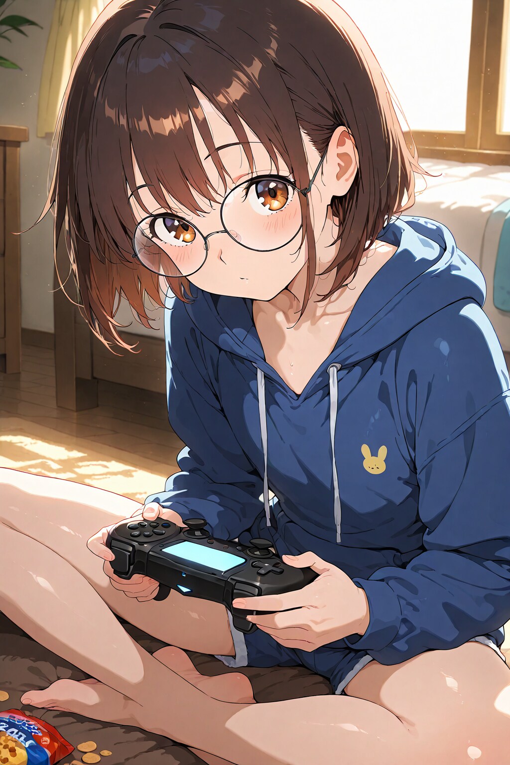 ゲームをする子