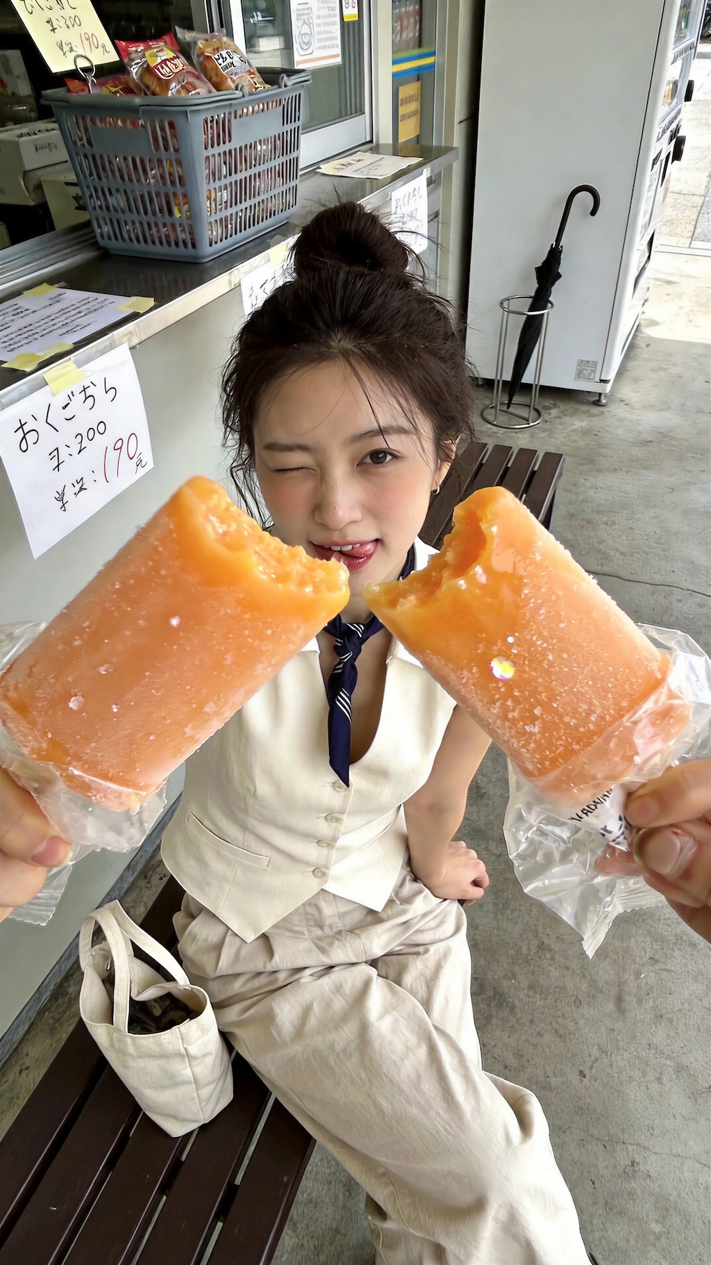 Two Popsicles Before Sunset