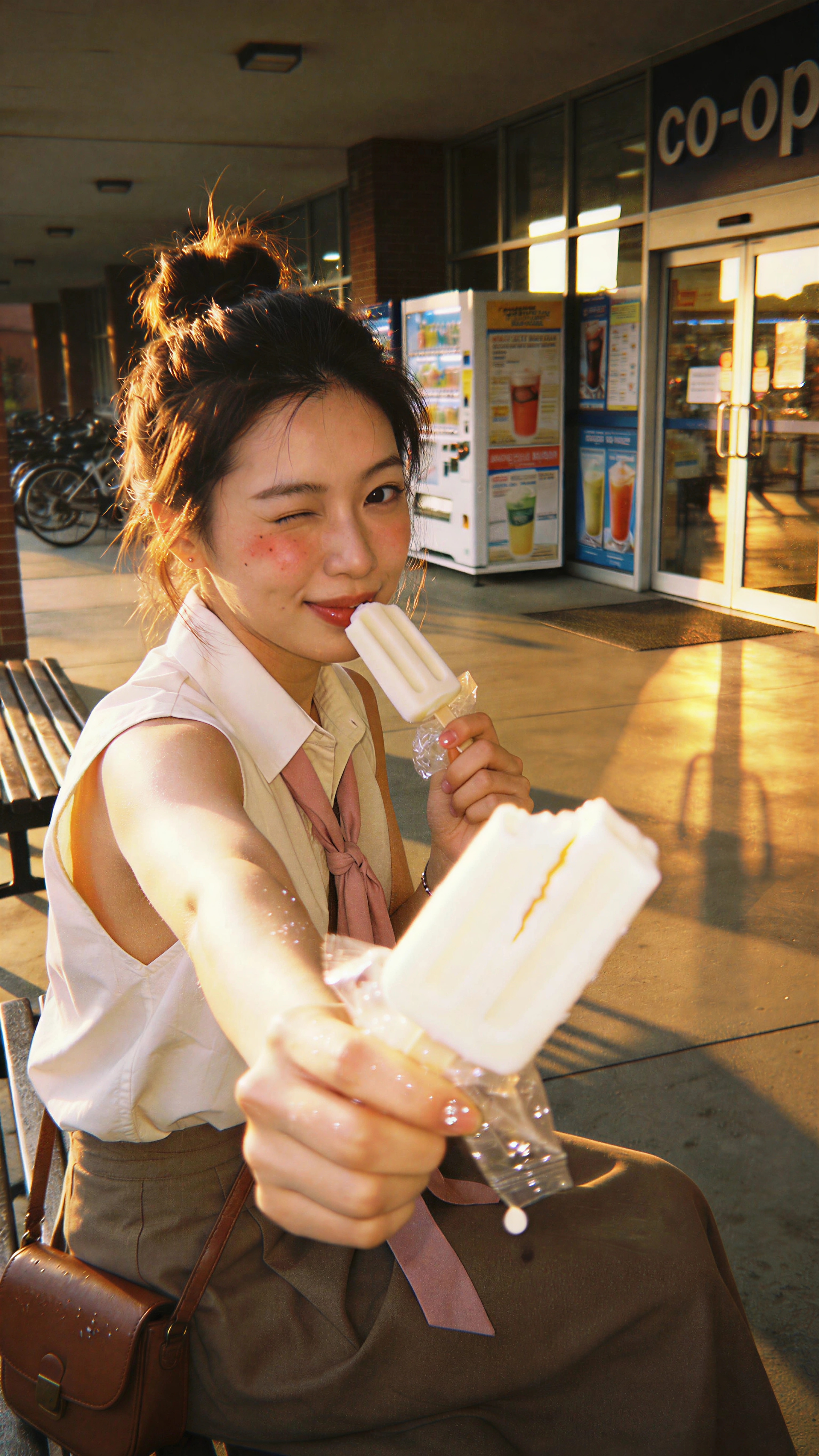Two Popsicles Before Sunset