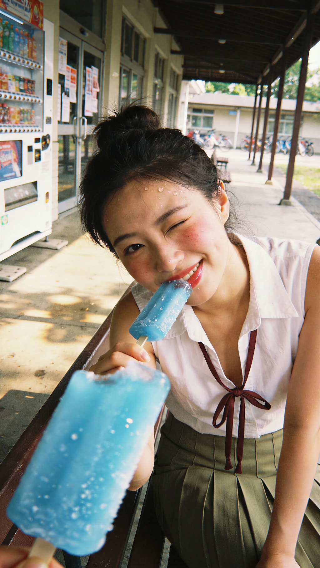 Two Popsicles Before Sunset