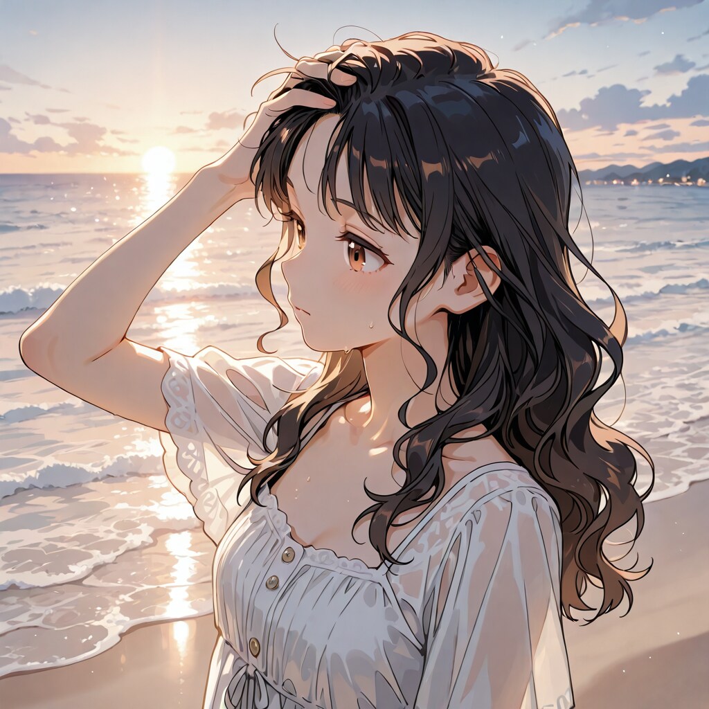 夕日