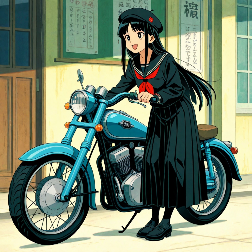 バイク好きだった彼女