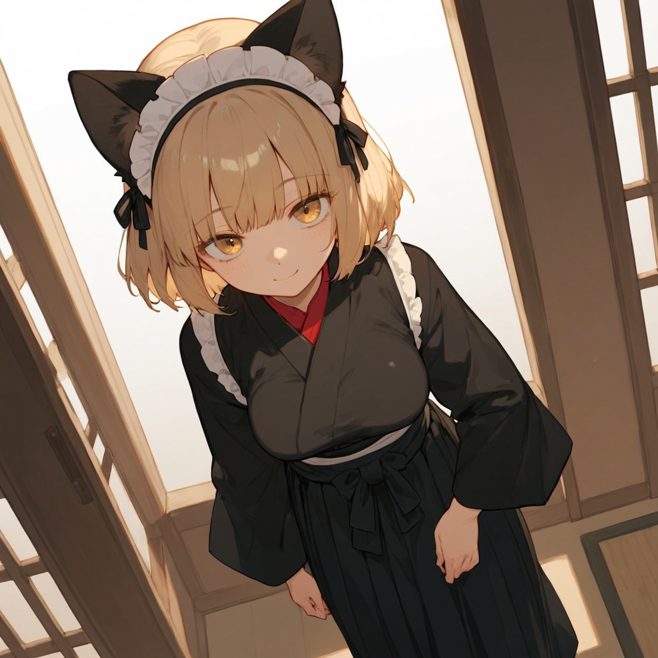 ケモ耳和装メイドさん