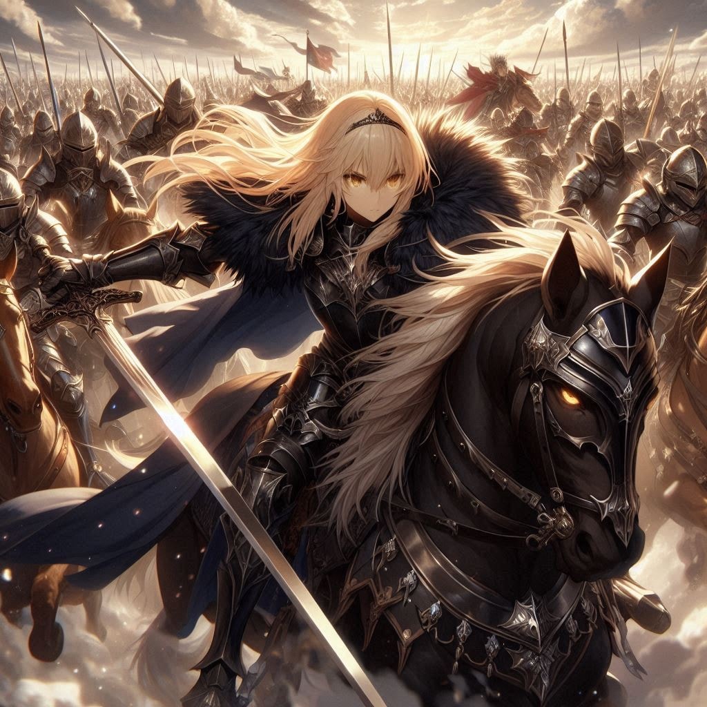 ブロンドの女騎士さん842