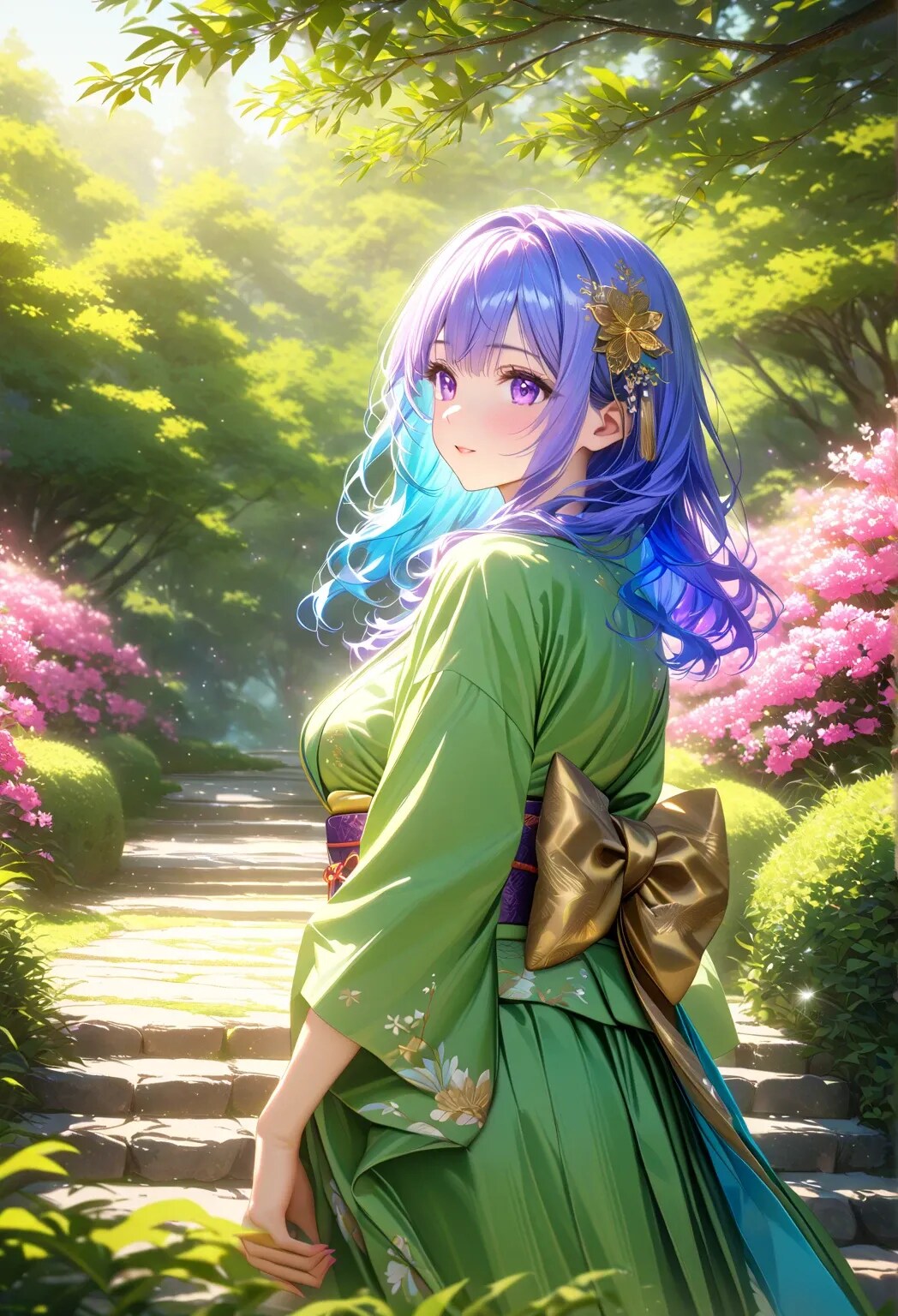 桜が散った後