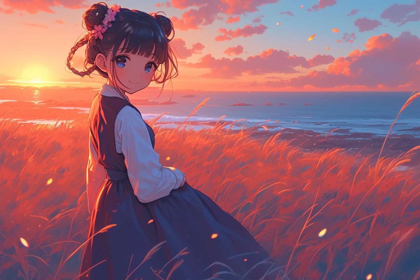 夕暮れのおだんごちゃん🍡✨187