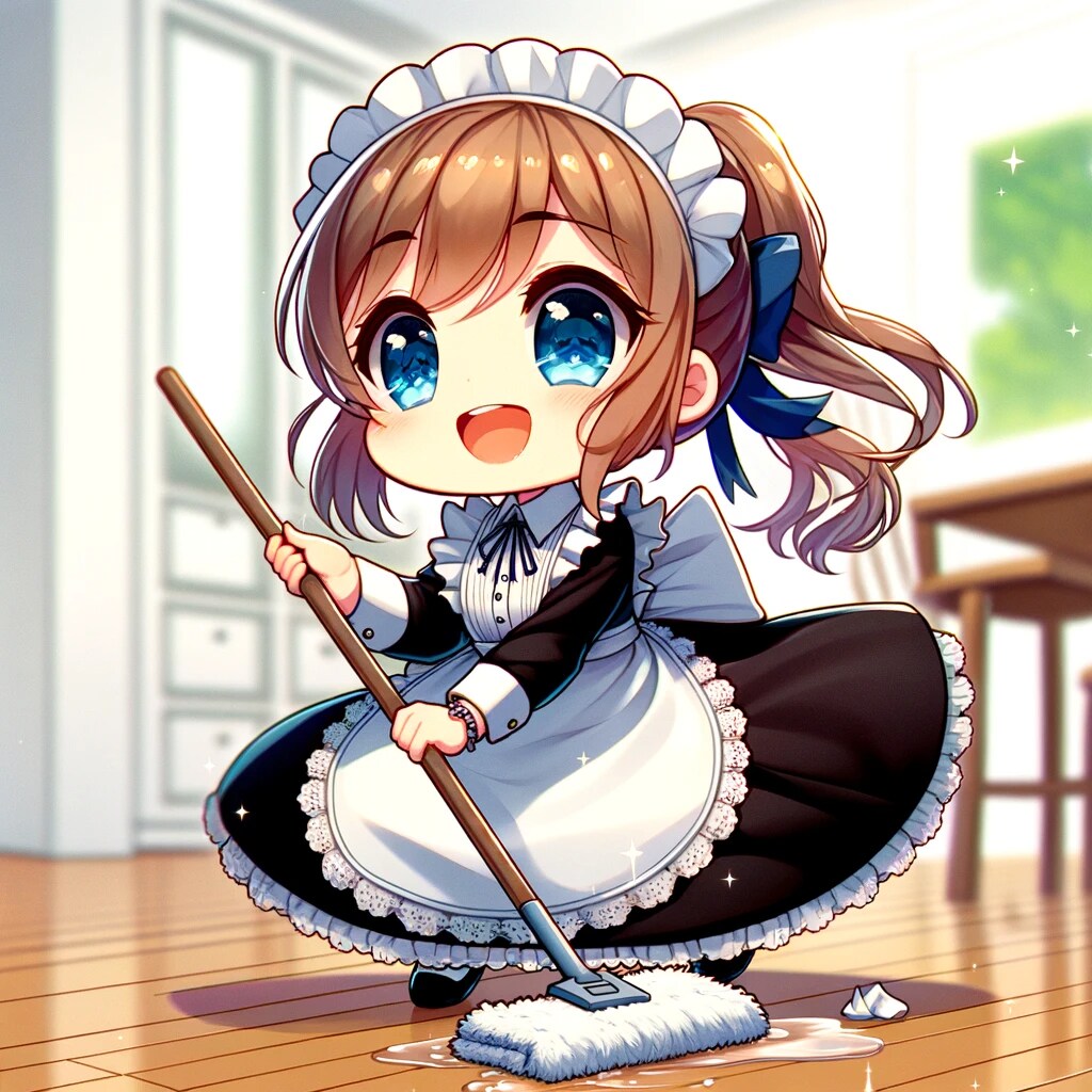 お掃除お掃除♪