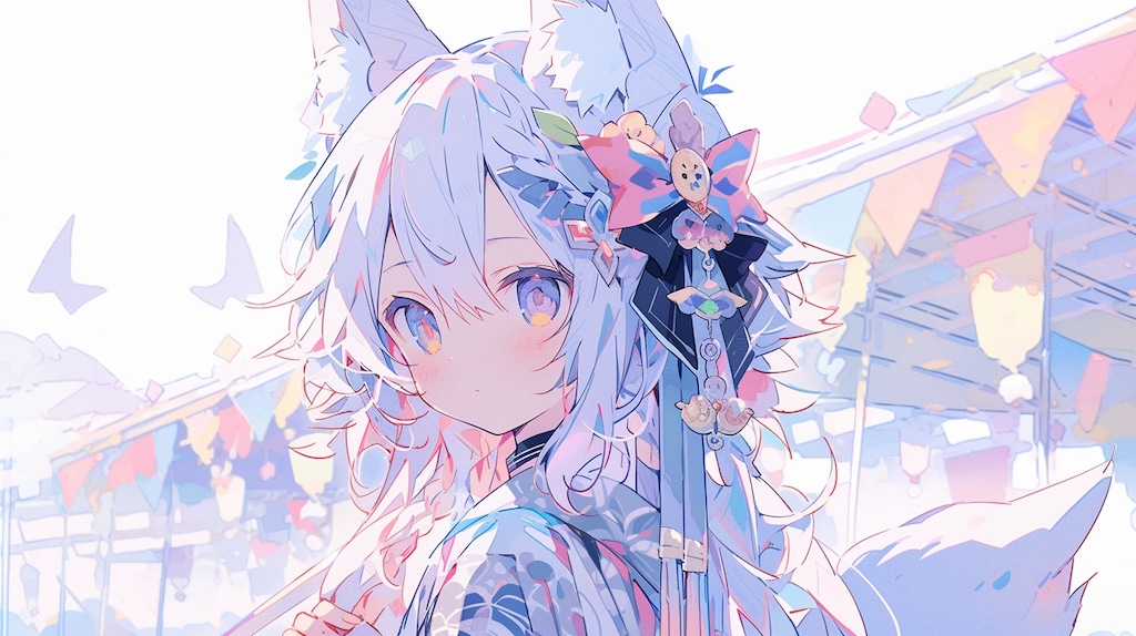 夏祭りの狐娘と秘密の約束