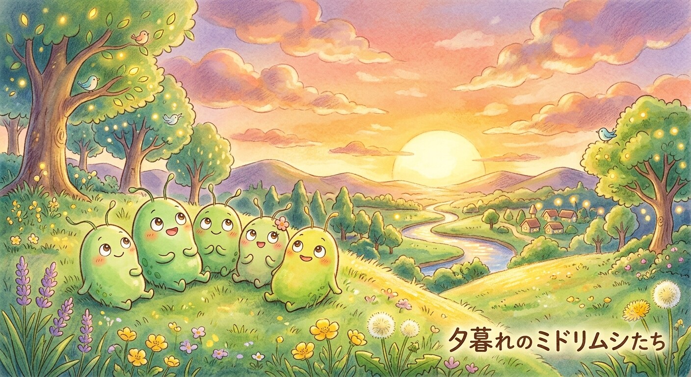 夕暮れのユーグレナ