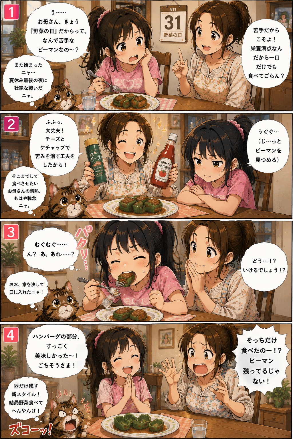 夏休みは野菜で締めましょ～～～ | の人気AIイラスト・グラビア