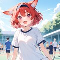 狐娘と短距離走 2枚目
