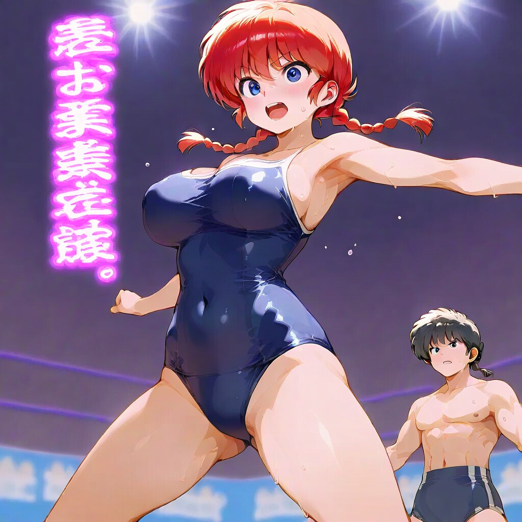赤コーナーから。