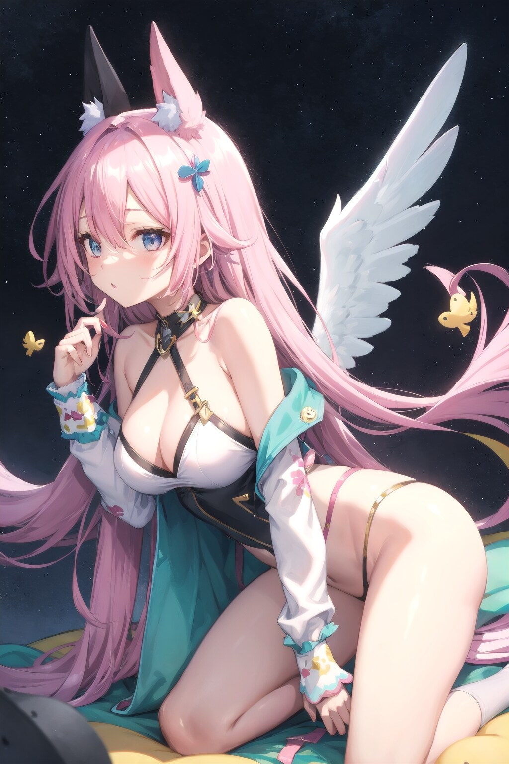 チラチラと見る？