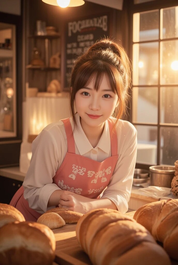ベーカリーの看板娘