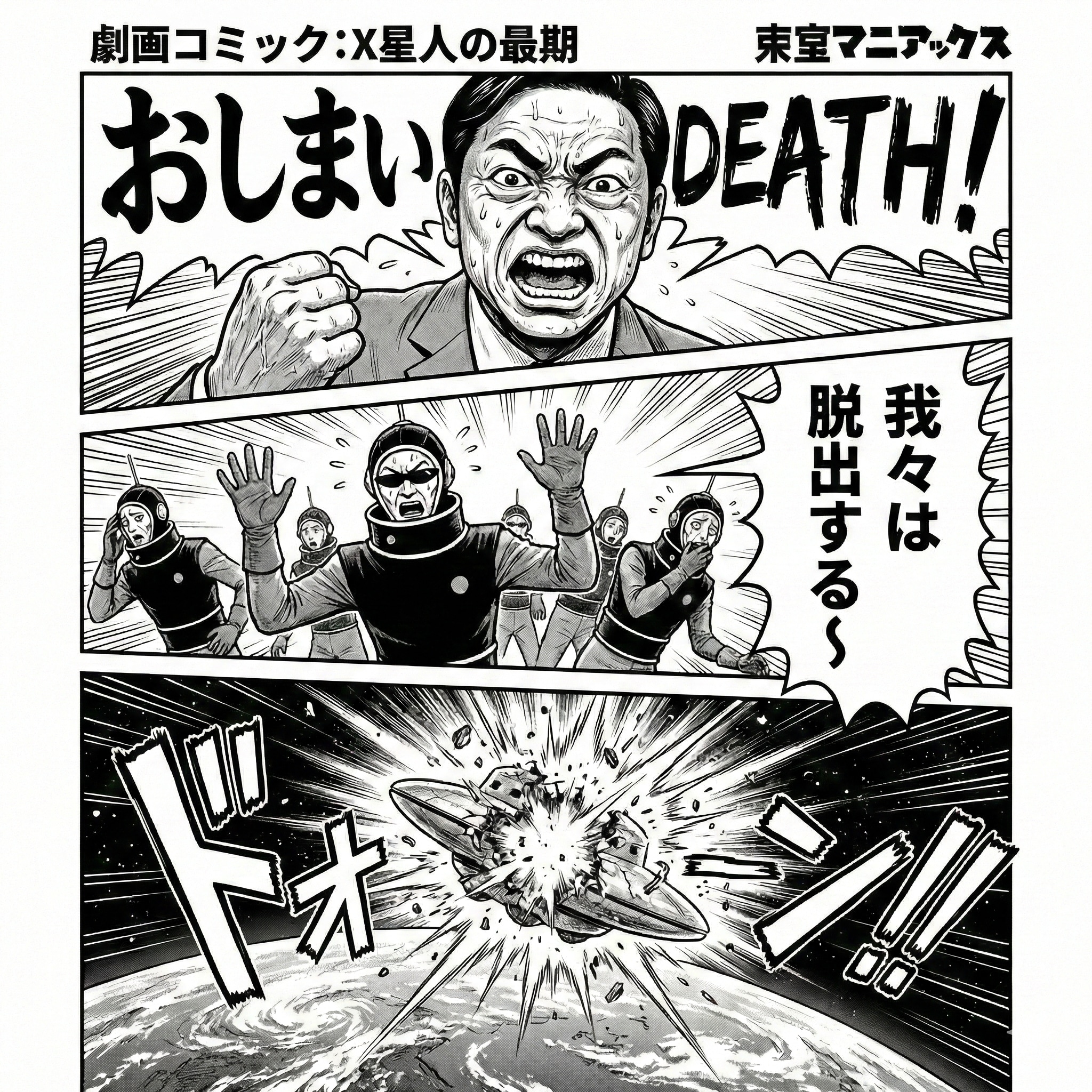 大和田常務 対 X星人 | の人気AIイラスト・グラビア