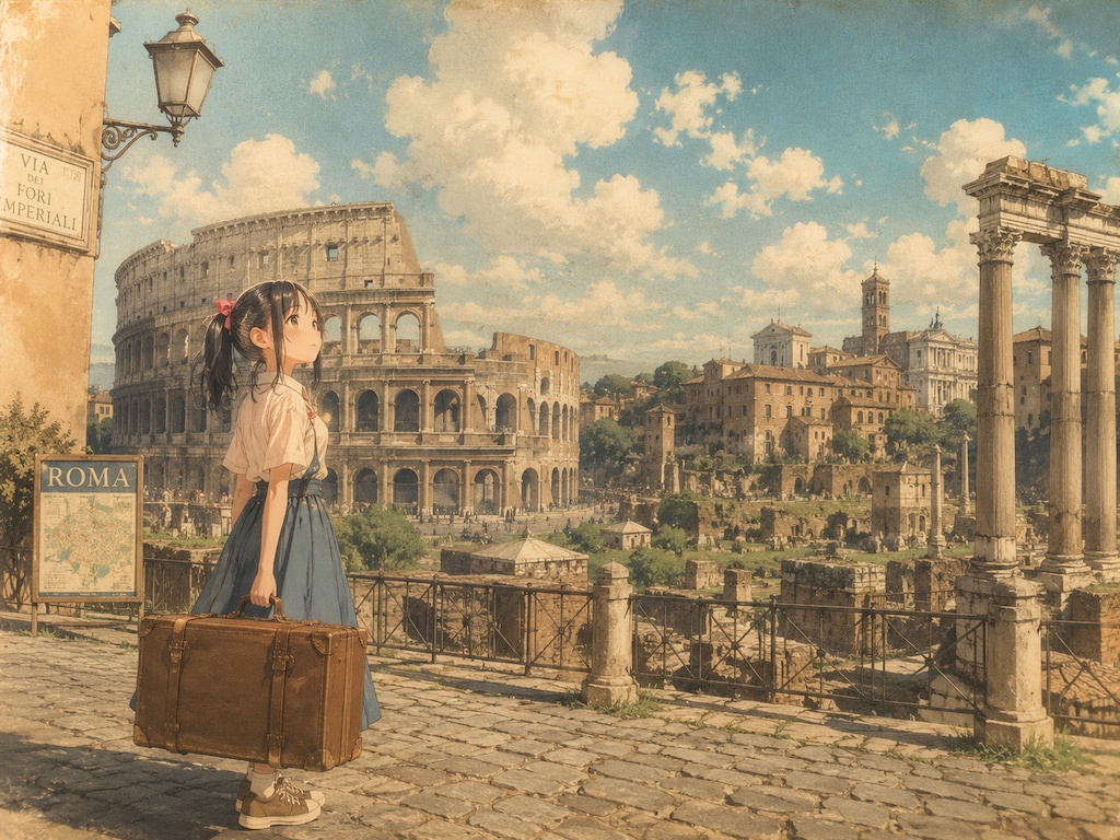 旅する女の子