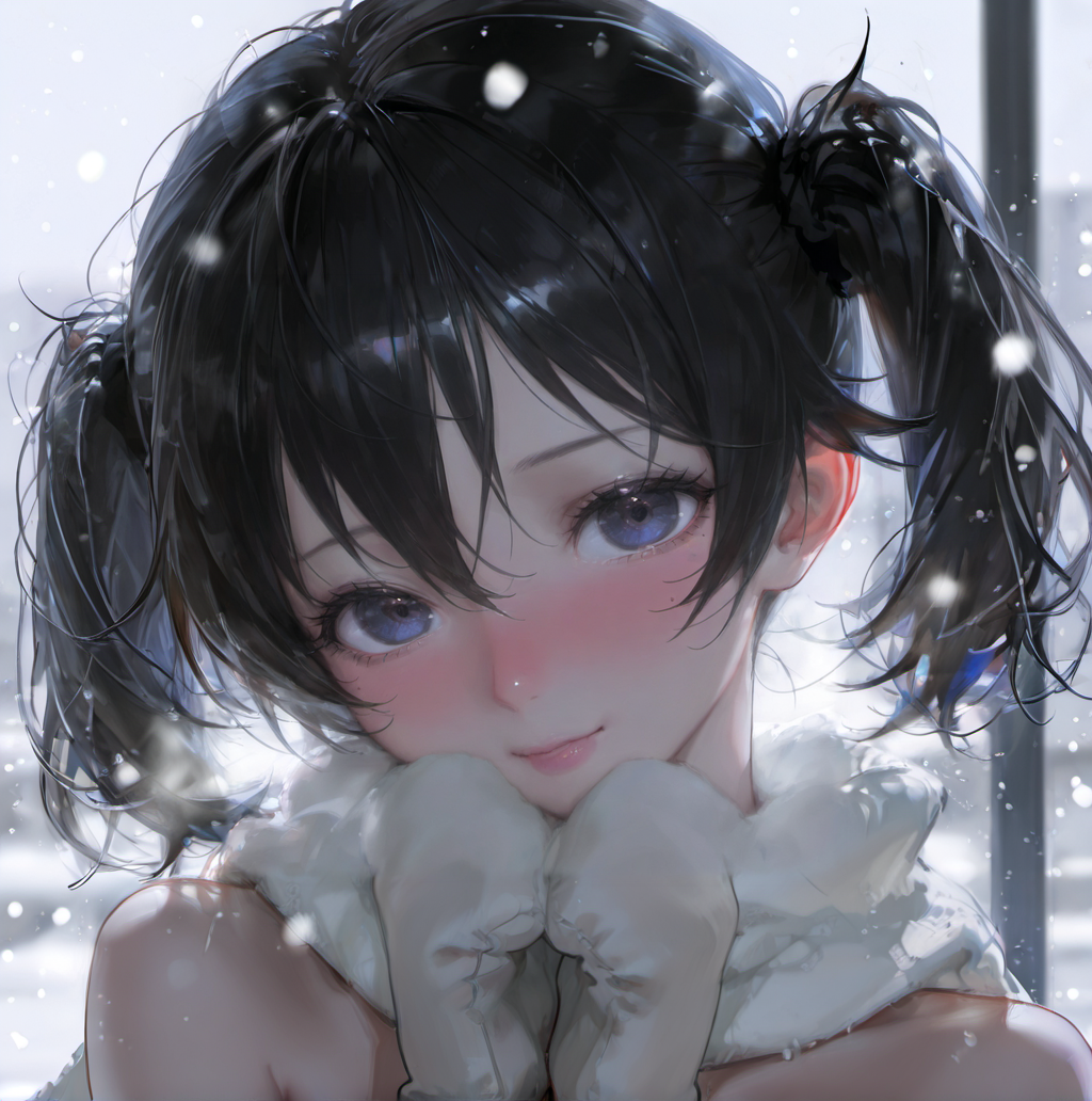 冬のオフショルダー