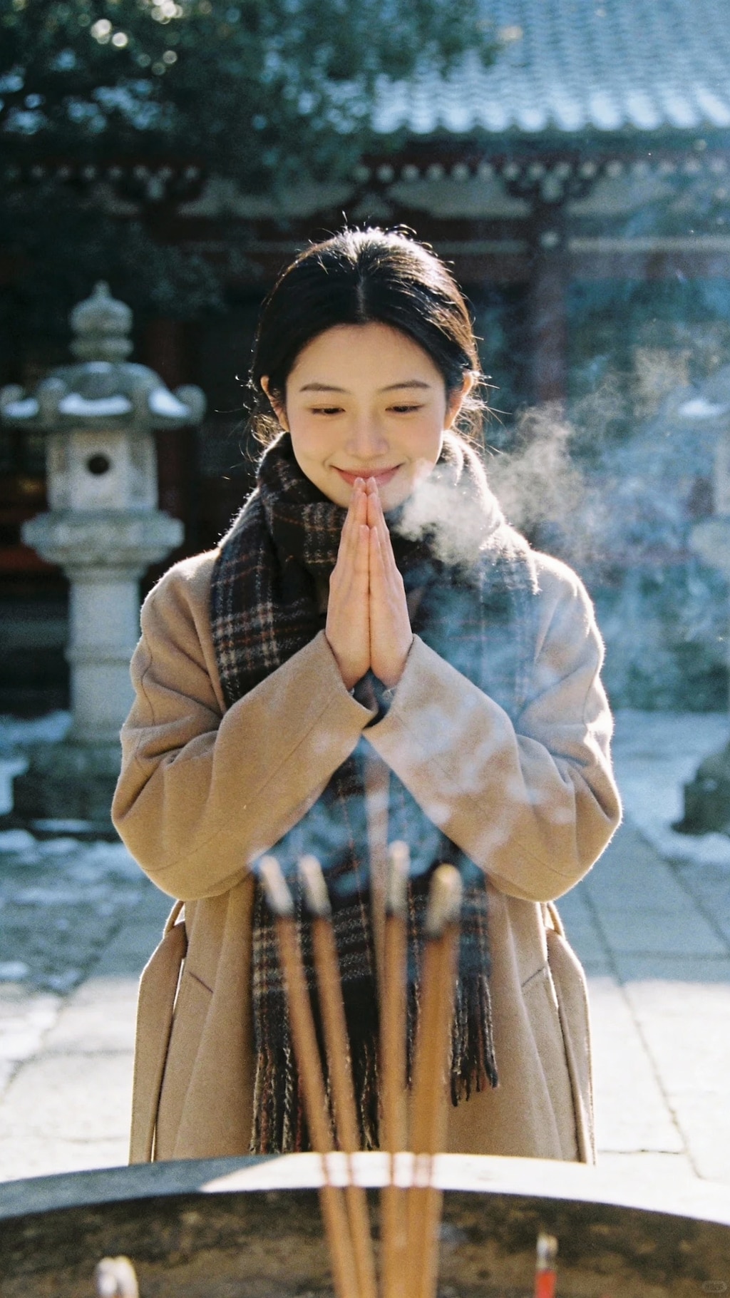 A Winter Prayer's Gentle Glow