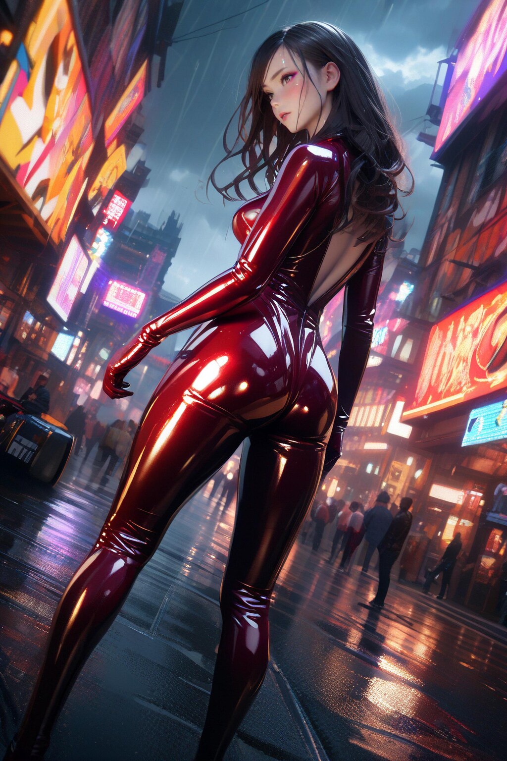 ラバースーツなお姉さん💕92