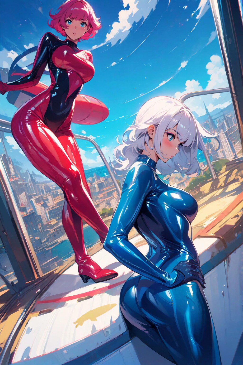 ラバースーツなお姉さん💕92