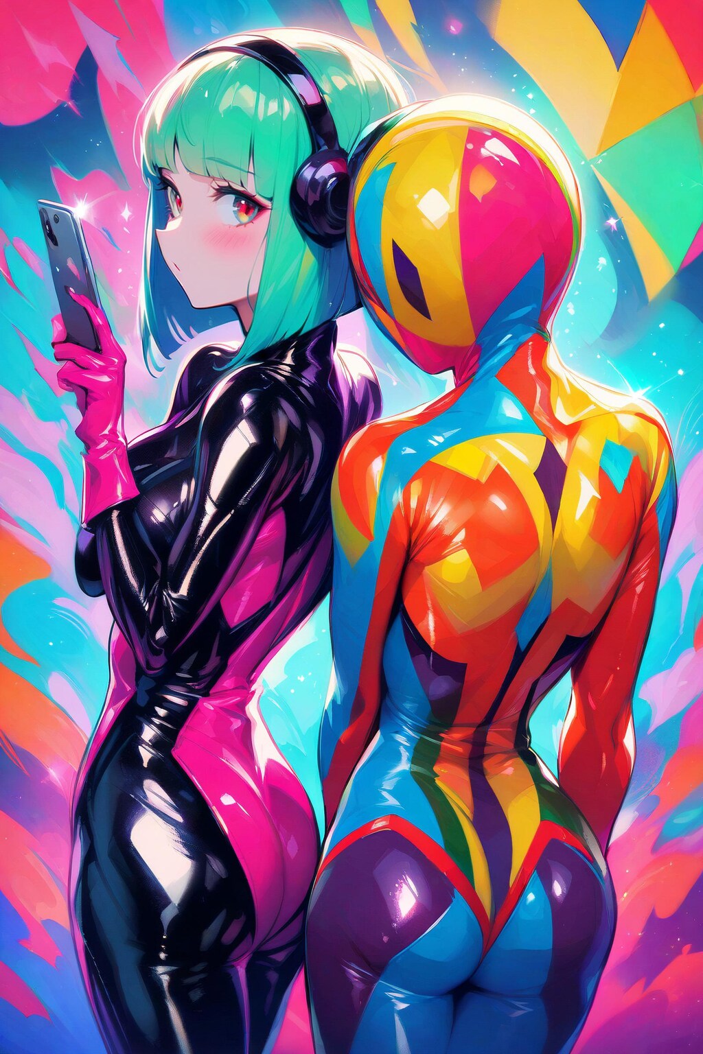 ラバースーツなお姉さん💕92