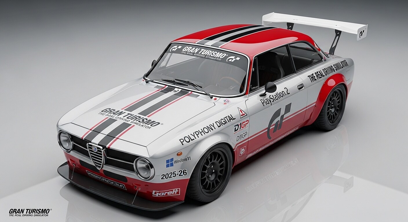 アルファロメオジュリアスプリントGTA グランツーリスモプレゼントカー | の人気AIイラスト・グラビア