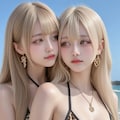地雷系ちゃんのレズビアン034《ギャルレズビアンSeaArt》 9枚目