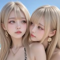 地雷系ちゃんのレズビアン034《ギャルレズビアンSeaArt》 10枚目