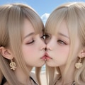 地雷系ちゃんのレズビアン034《ギャルレズビアンSeaArt》 12枚目
