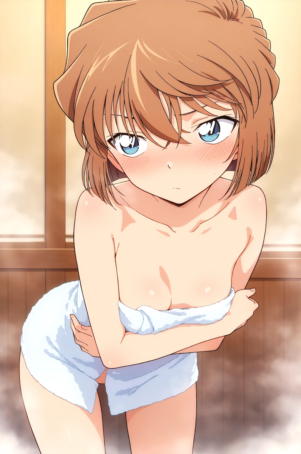 入浴中の灰原さん