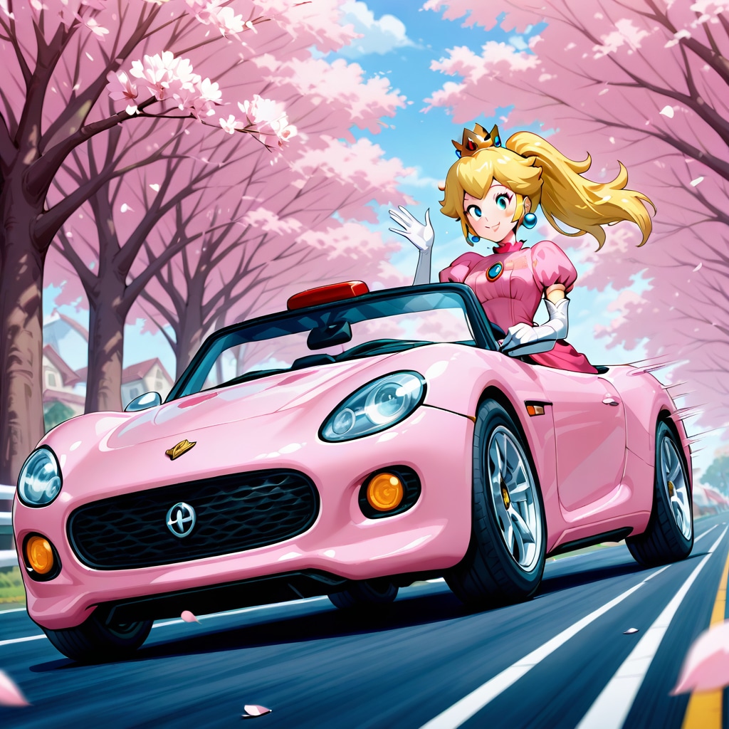 春の息吹 ピーチ姫 | の人気AIイラスト・グラビア