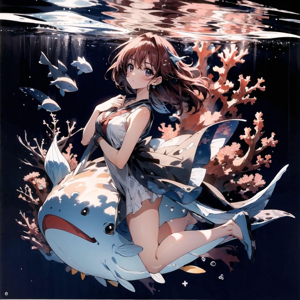 海と少女