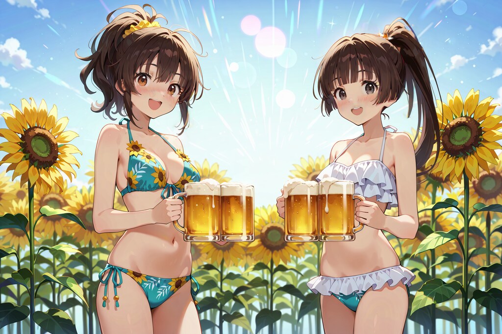 雫ちゃんとあかりん Y803