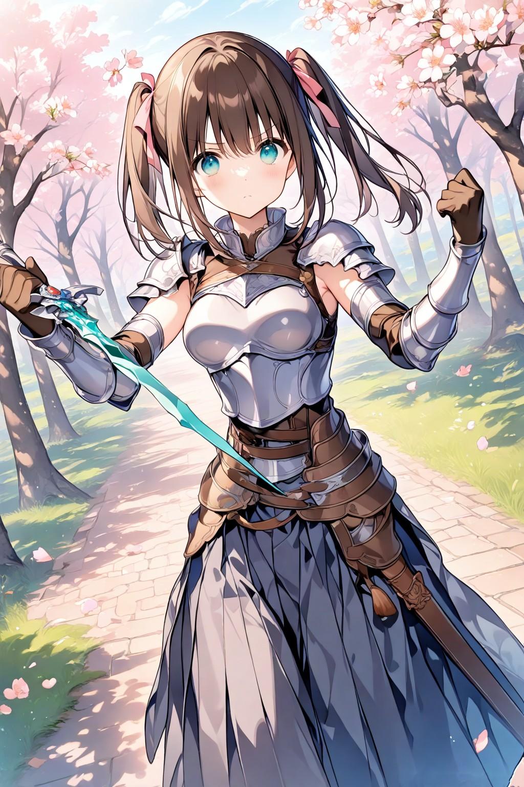 騎士姿のはるかちゃん