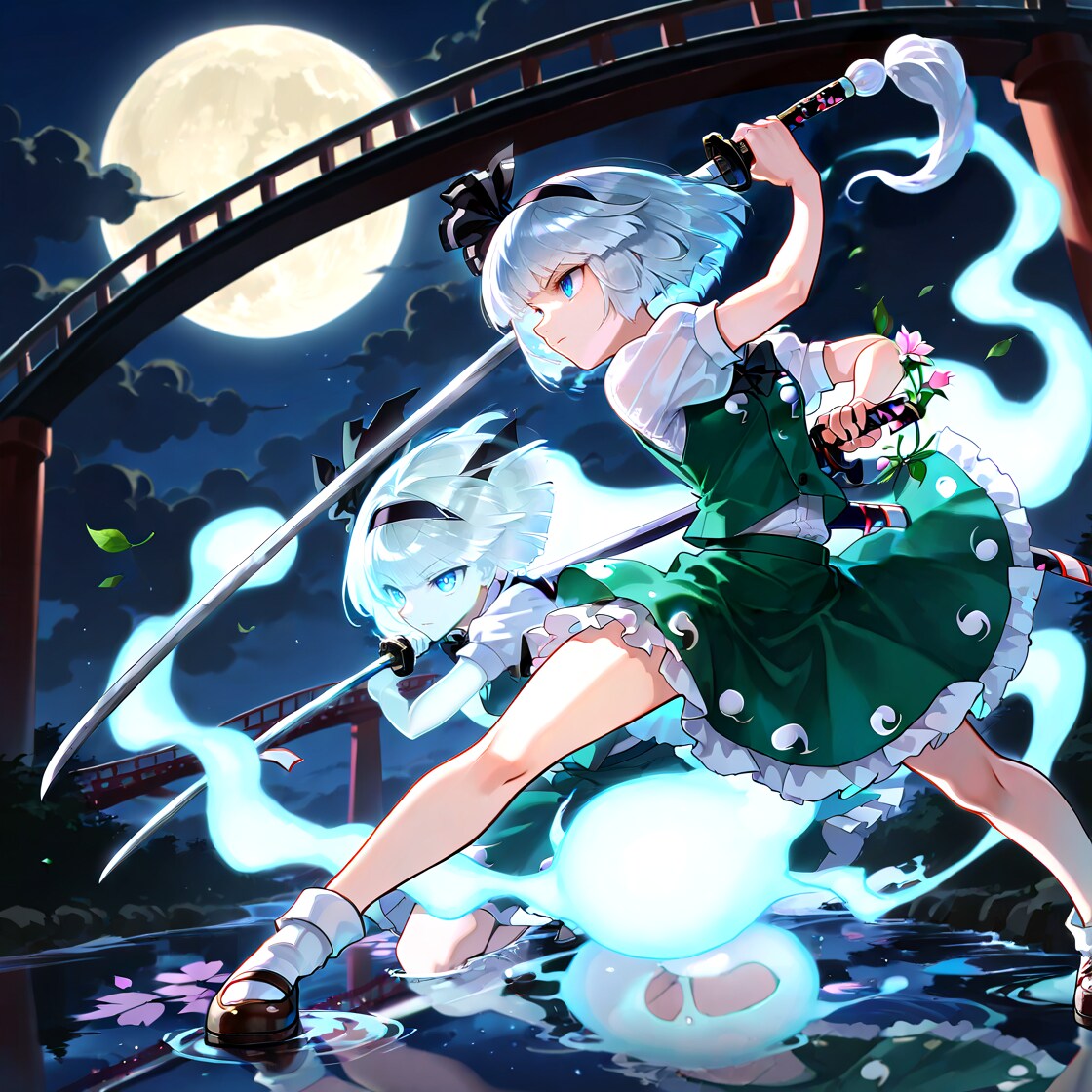 月下の剣士 | の人気AIイラスト・グラビア