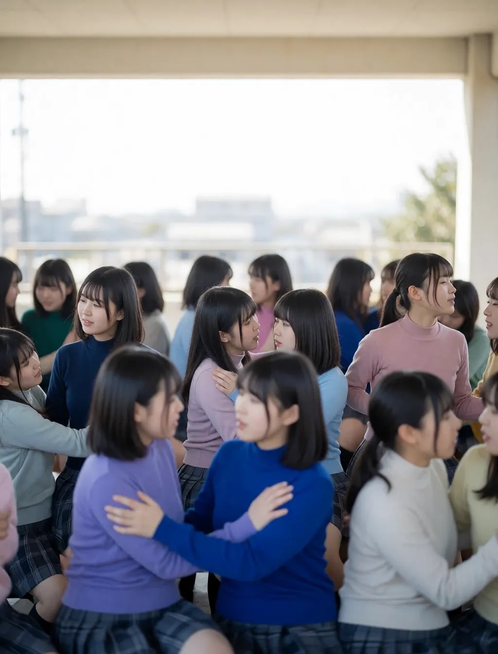 わちゃわちゃ