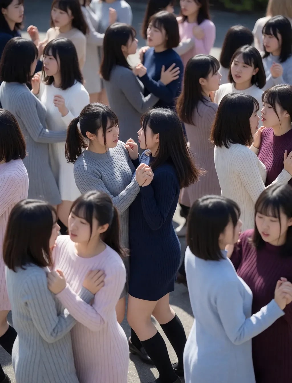 わちゃわちゃ