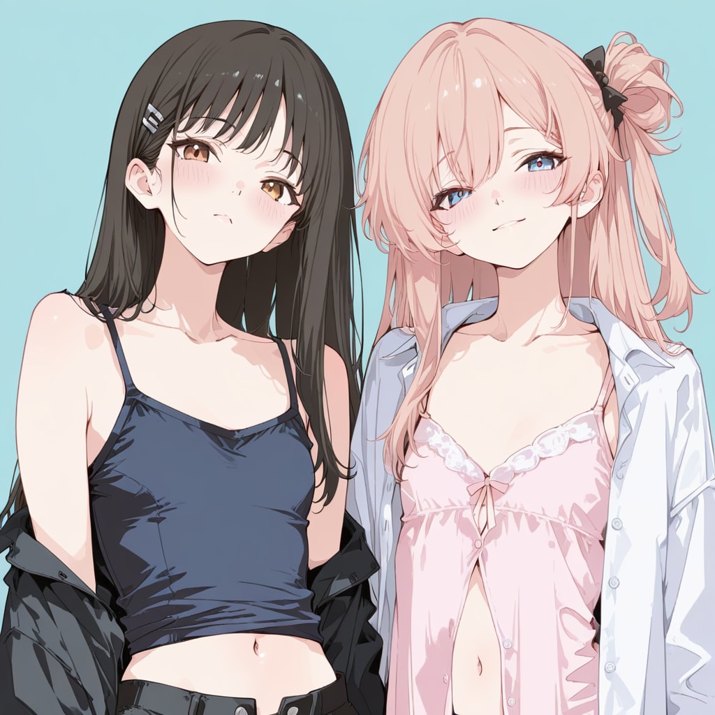 タンクトップとキャミソール