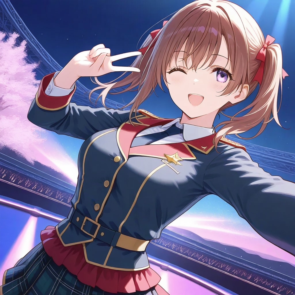 アイドルの慰問