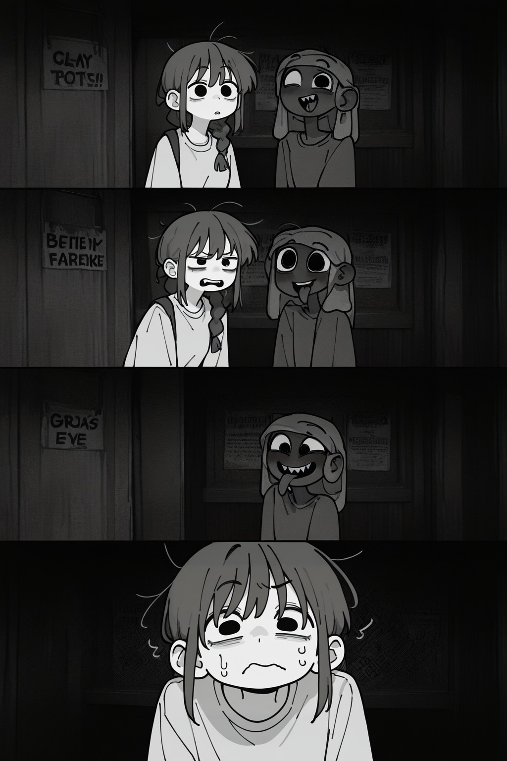 【微ホラー注意？】くらやみのしょうじょ