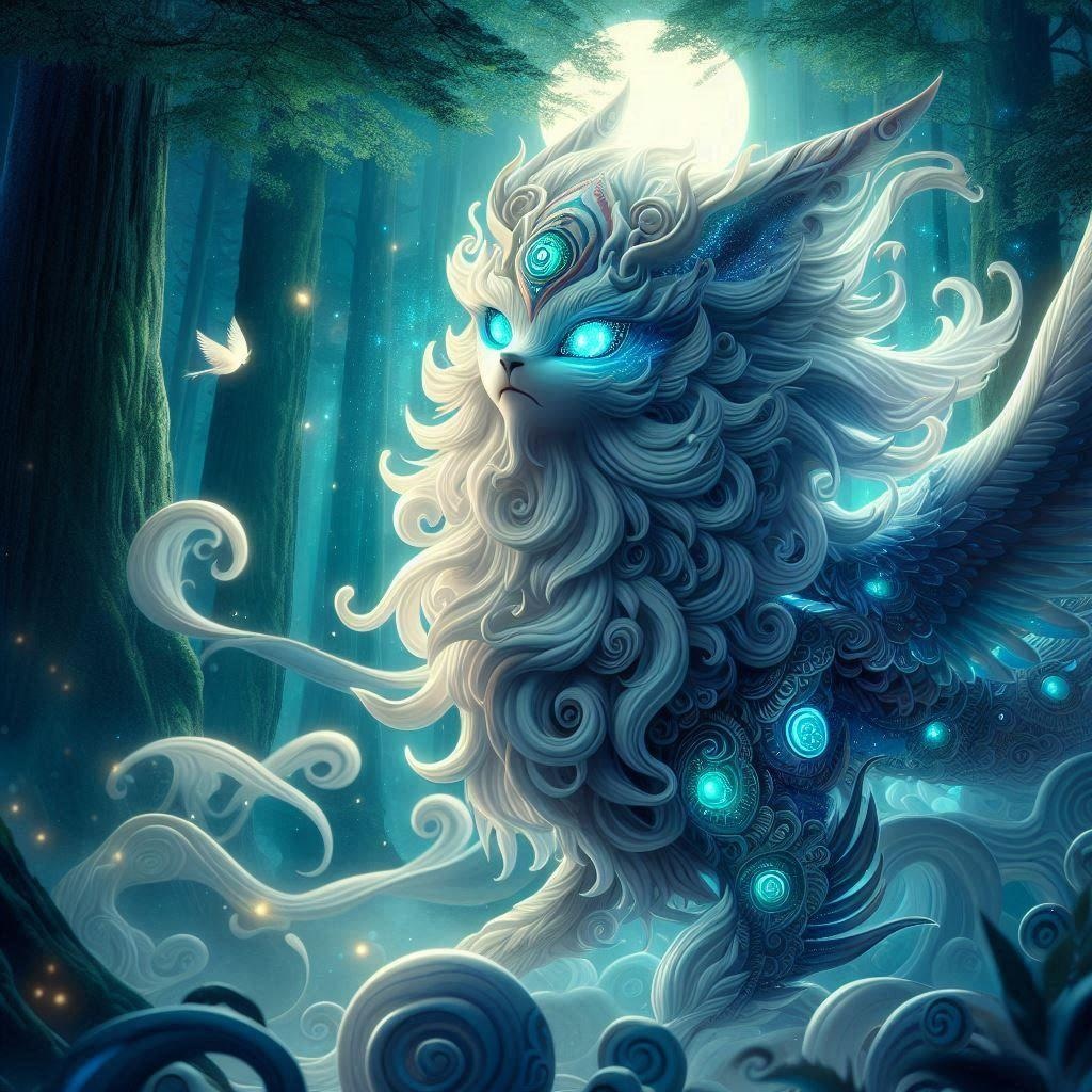 Dalleのローマ字な妖怪たち