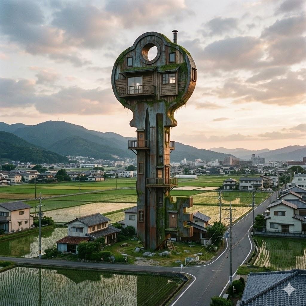 鍵の形の建造物