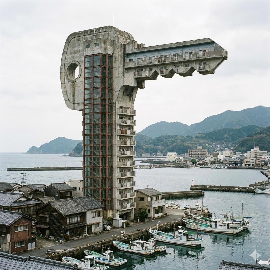 鍵の形の建造物